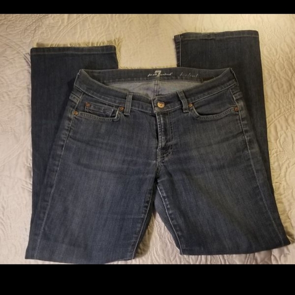 7 Seven for all Mankind Jeans/Boot Cut/Waist 30" - Picture 1 of 5